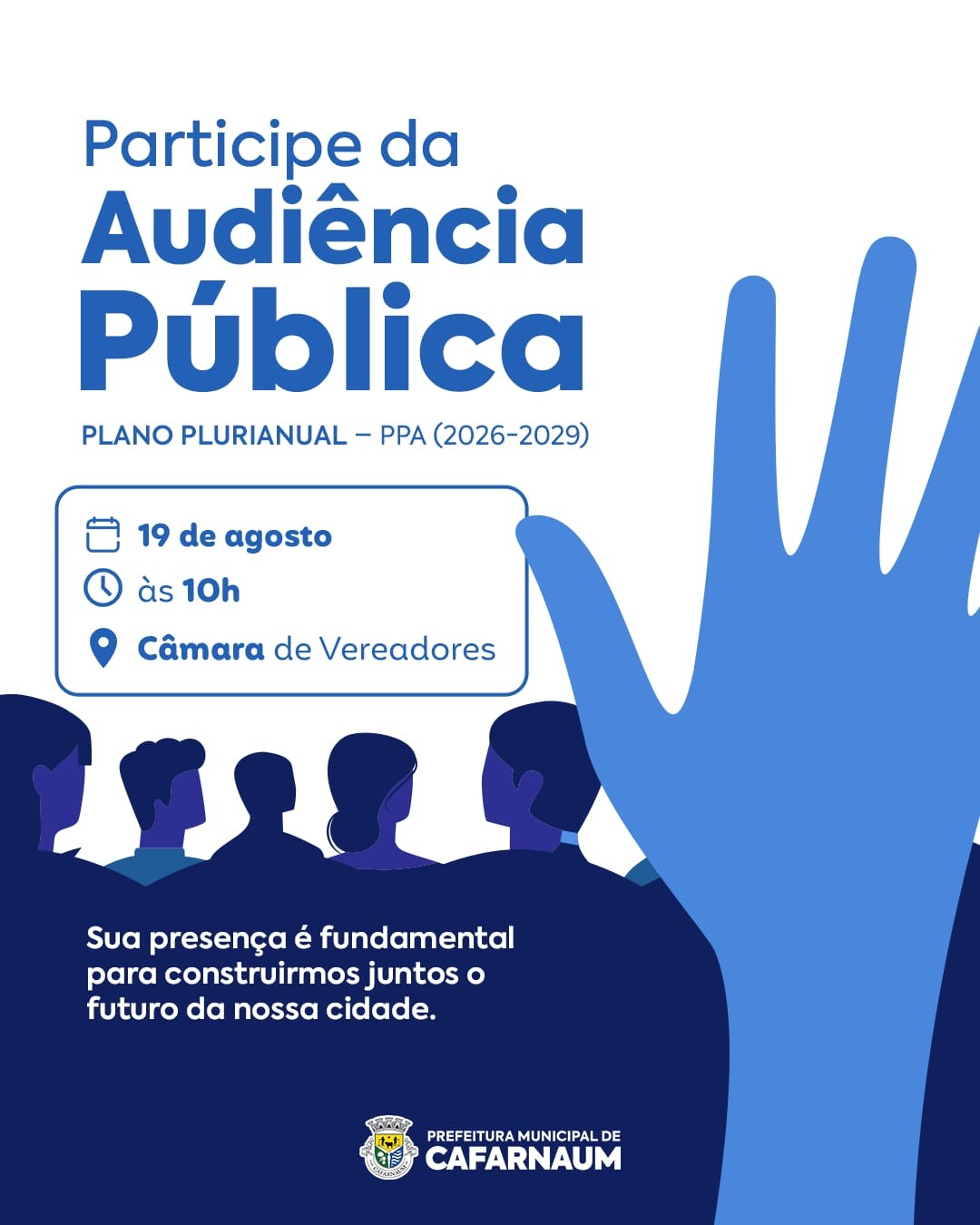 Audiência Pública - PLANO PLURIANUAL - PPA (2026-2029)