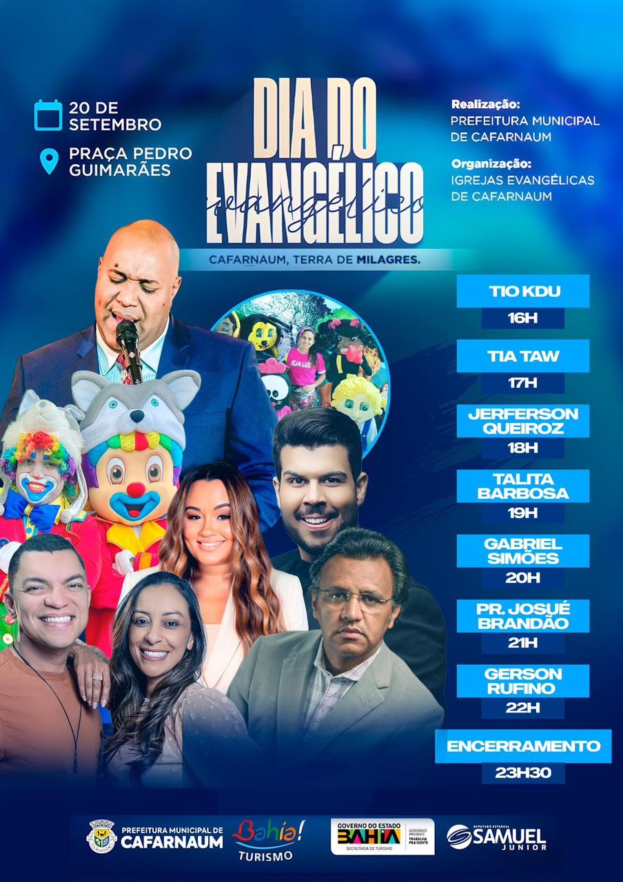Dia do Evangélico em Cafarnaum - 20/09/2025
